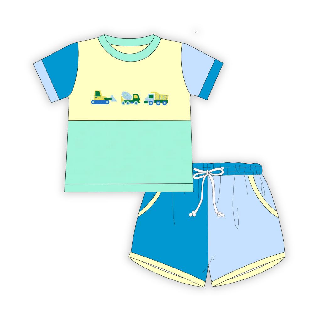 PO21: Colorblock Construction Boys Set