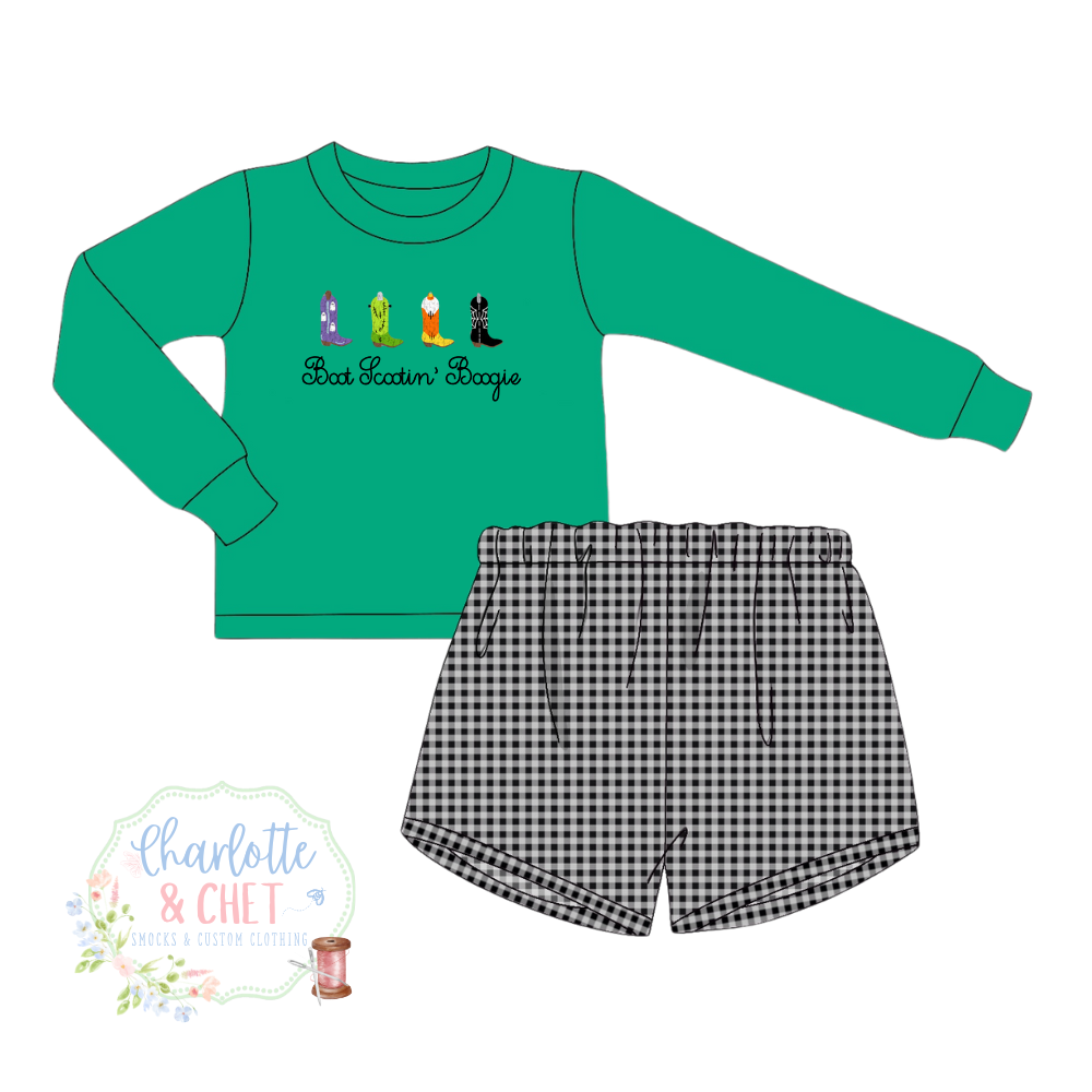 PO15: Boot Scootin' Boogie Shorts Set