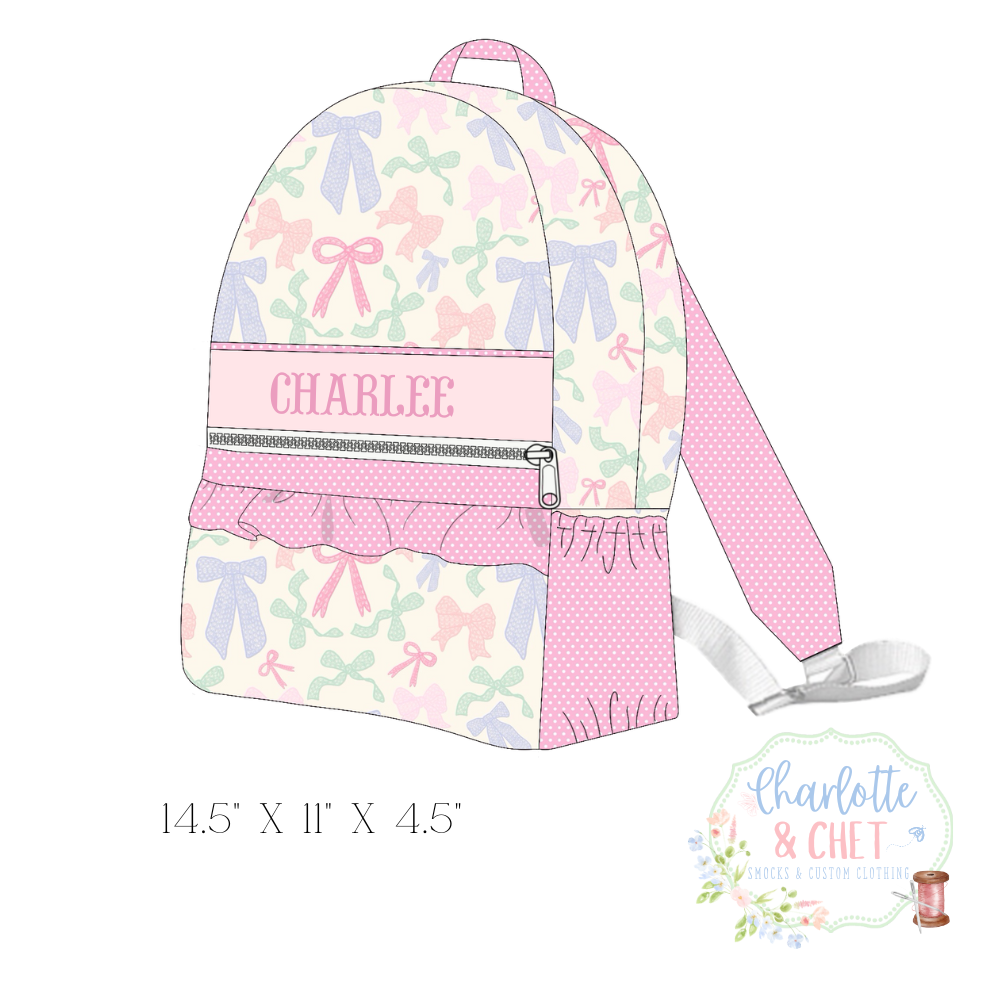 PO14: Where Bows Blossom Backpack