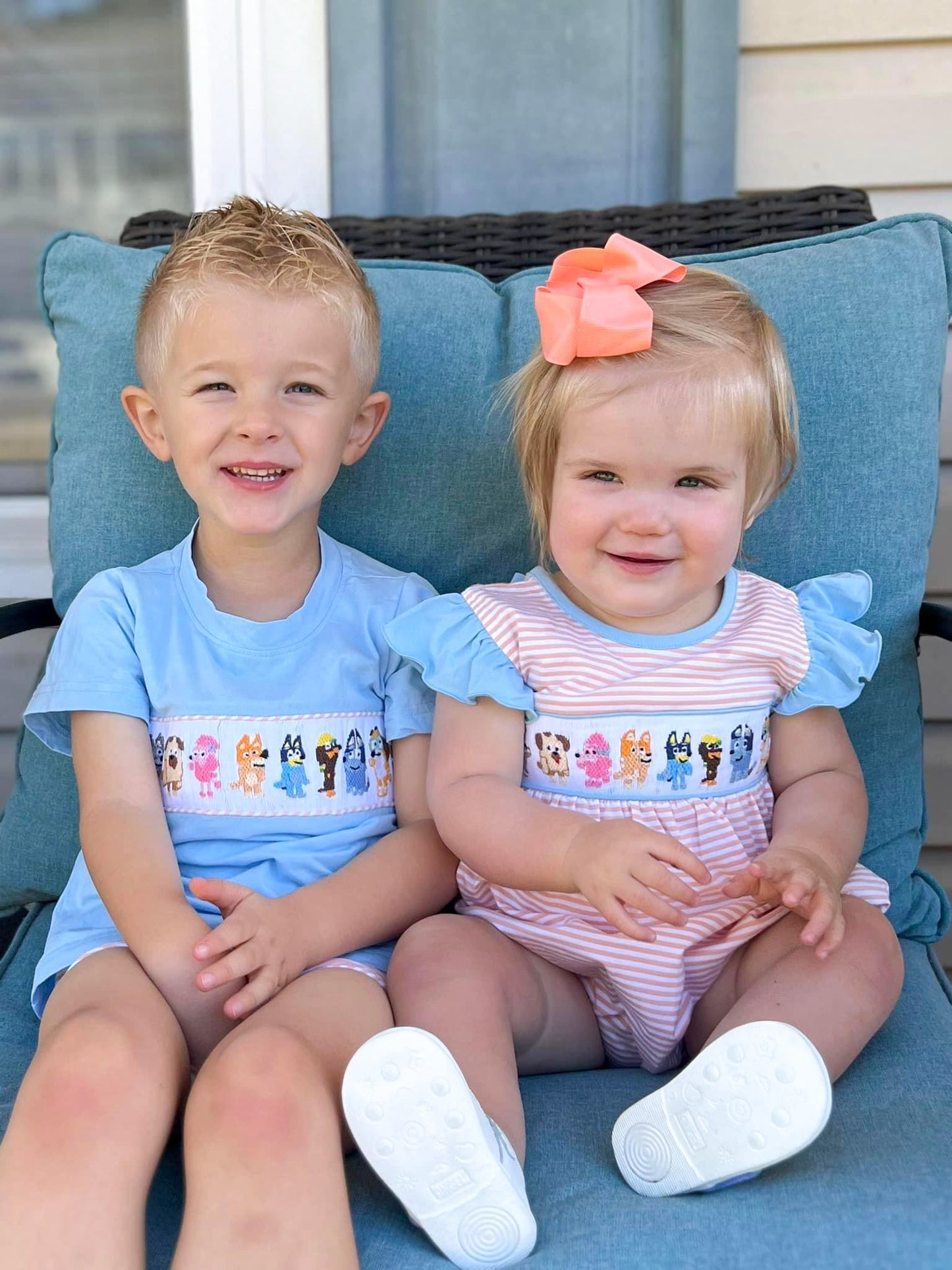 RTS: Blue Dog + Best Pals Boys Shorts Set