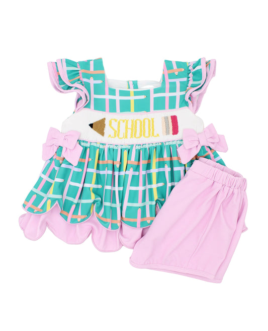 RTS: Ready to Write Girls Shorts Set