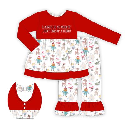 PO24: One Of A Kind Ruffle Pants Set