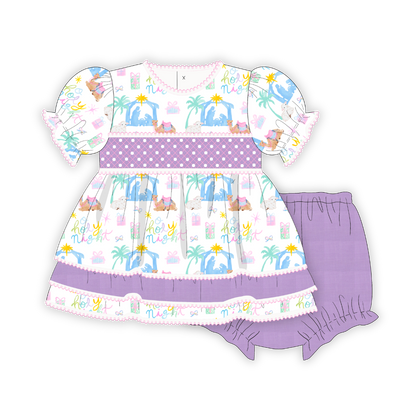 PO24: Palm Beach Christmas Bloomer Set