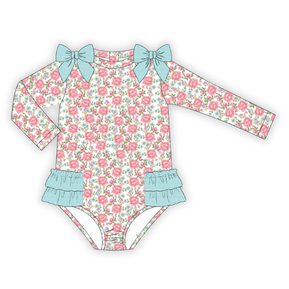 PO21: Petals & Pointers Girls Rashguard (1pc)