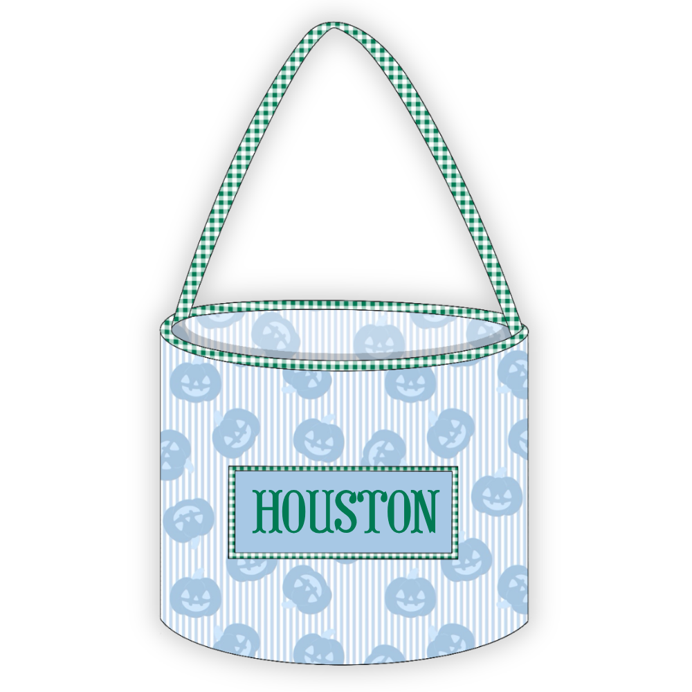 PO23: Blue Pumpkin Treat Basket