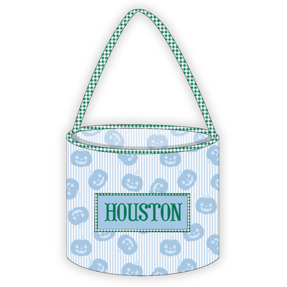 PO23: Blue Pumpkin Treat Basket