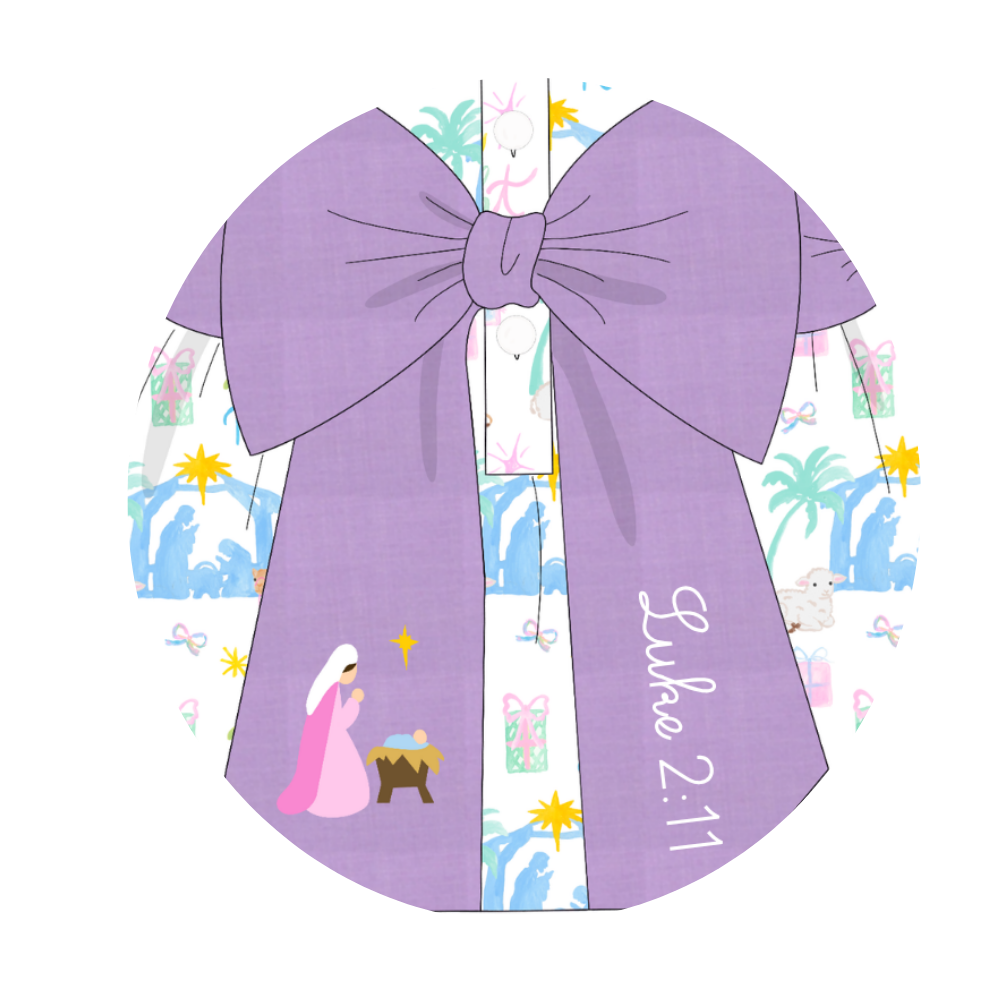PO24: Palm Beach Christmas Bloomer Set