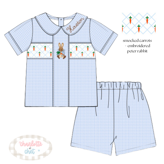 PO11: Classic Cottontail Boys Short Set