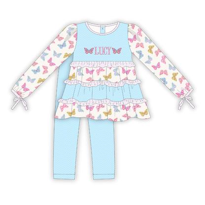 PO25: Field and Flutter Leggings Set