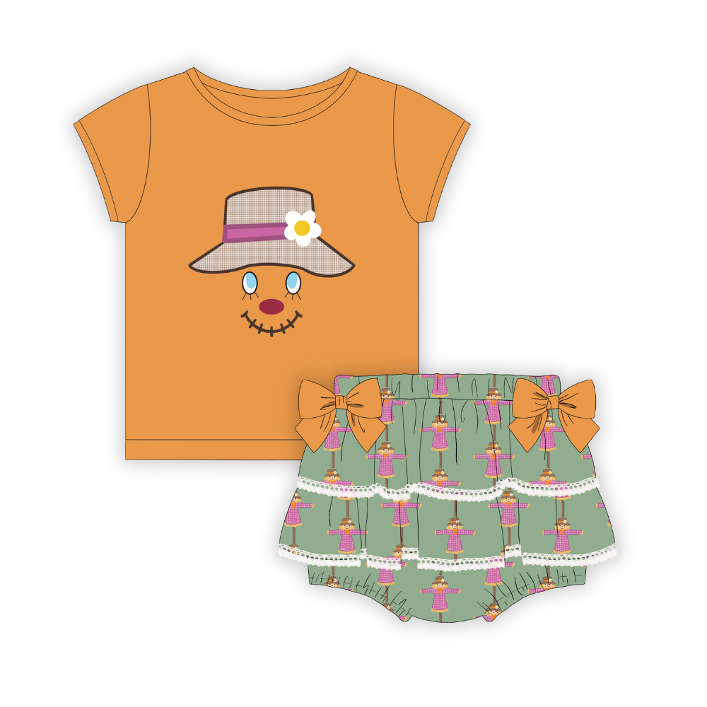 PO23: Whimsy in the Wheat Skirted Bloomer Set
