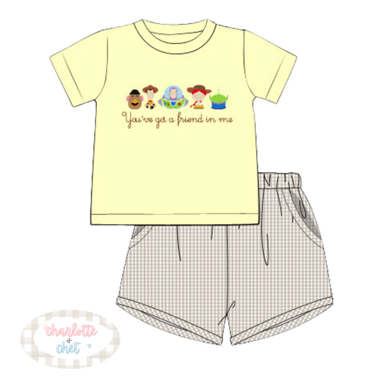 PO11: Friend In Me Short Set