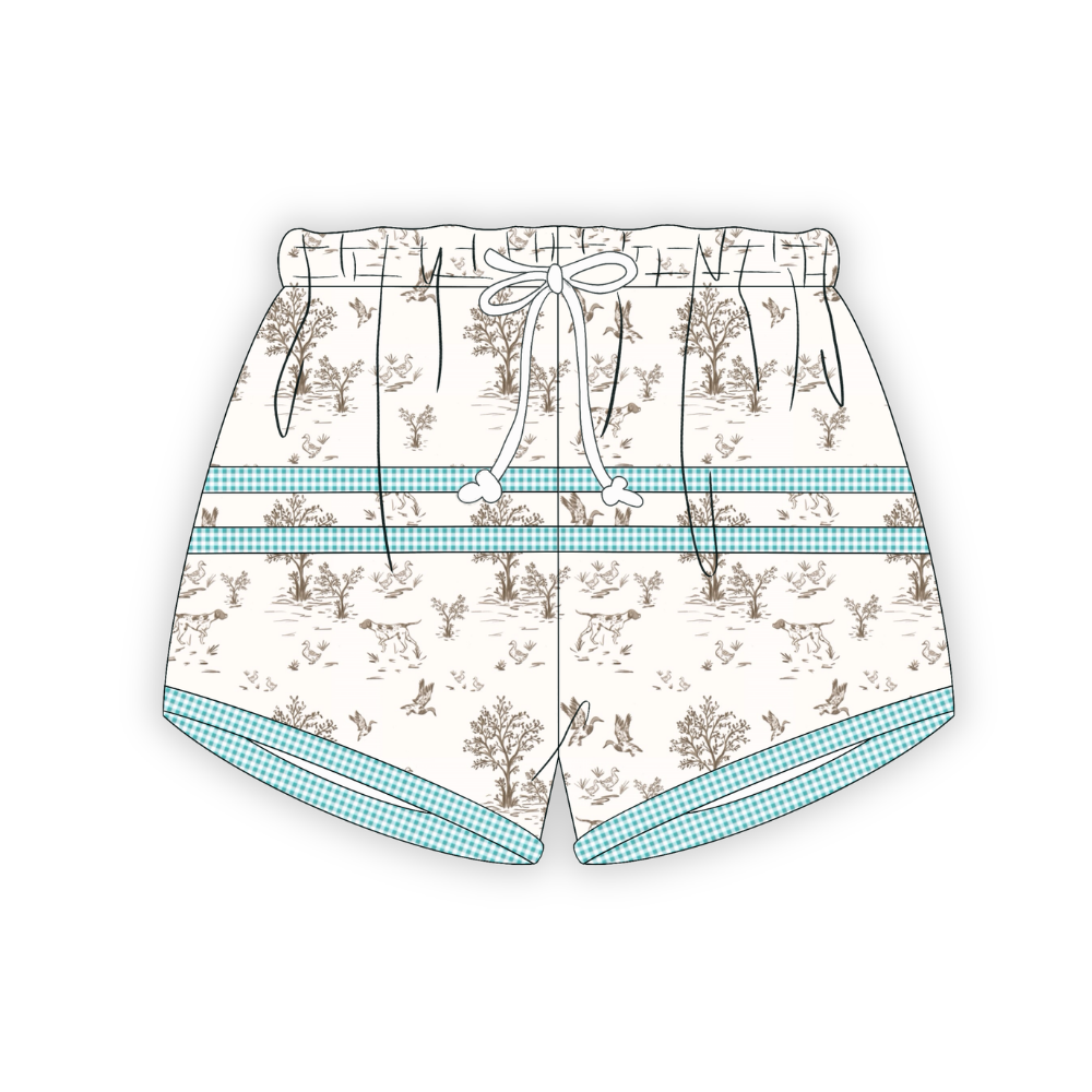 PO21: Petals & Pointers Swim Trunks