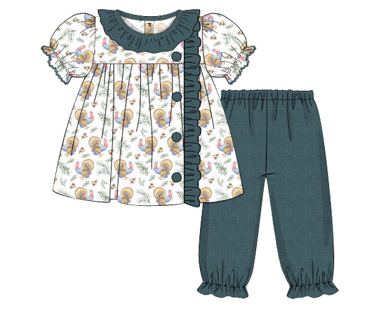 RTS: Gobble and Grace Pants Set