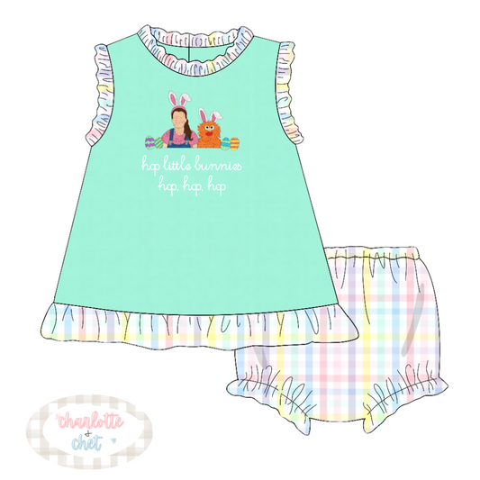 PO11: Hop Little Bunnies Bloomer Set