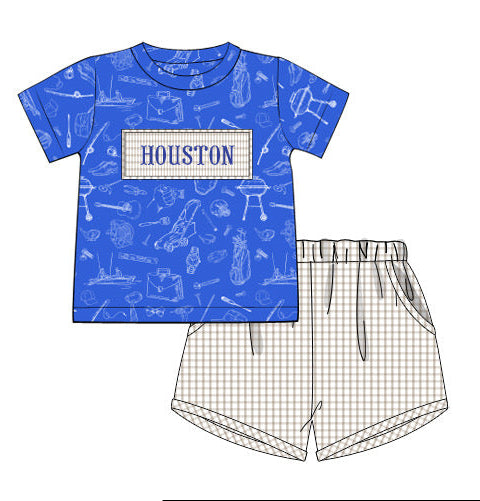 PO21: Father's Day Boys Shorts Set