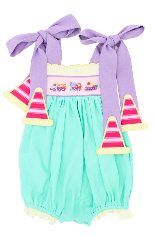 PO21: Colorblock Construction Girls Bubble